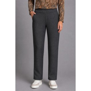 Micha Broek 122841 elastische taille Charcoal Melée